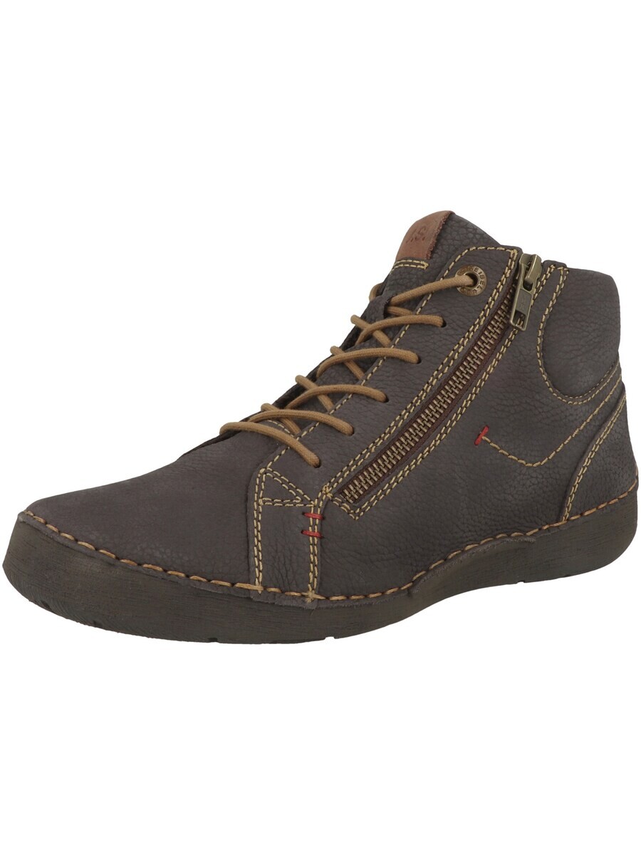 Ботильоны на шнуровке JOSEF SEIBEL Lace-Up Ankle Boots, серый