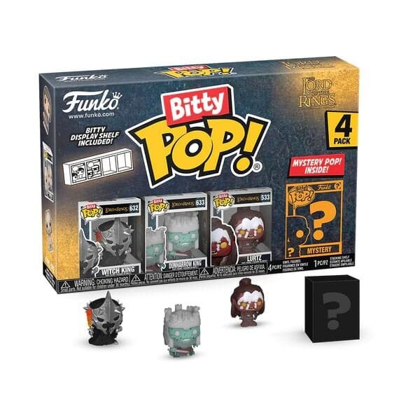 

Funko POP! Властелин колец, битти, 4 упаковки, король ведьм, 2,5 см, lurtz