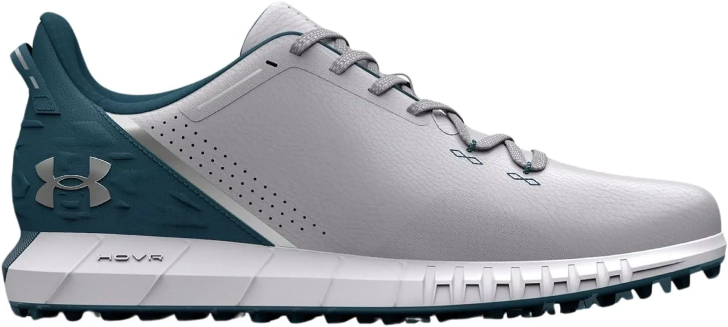 Мужские гольф-кроссовки Under Armour HOVR без шипов, серый/синий/металлик серебристый — фото 3