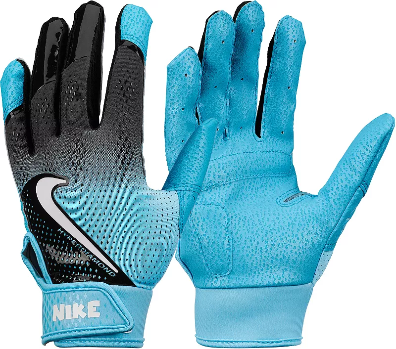 

Перчатки для софтбола Nike Hyperdiamond 3.0 для девочек, светло-голубой