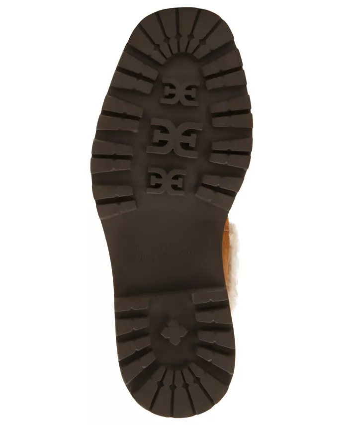Женские уютные короткие сапоги Laguna на резинке Sam Edelman, коричневый — фото 4