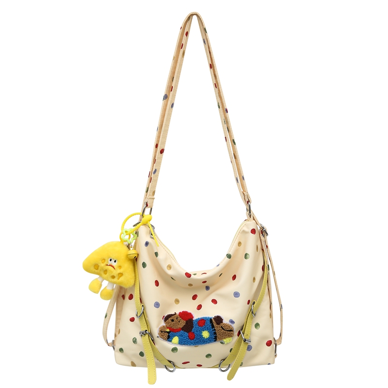 

DCLOUD Нейлоновая женская сумка через плечо желто-бело-синяя, Yellow