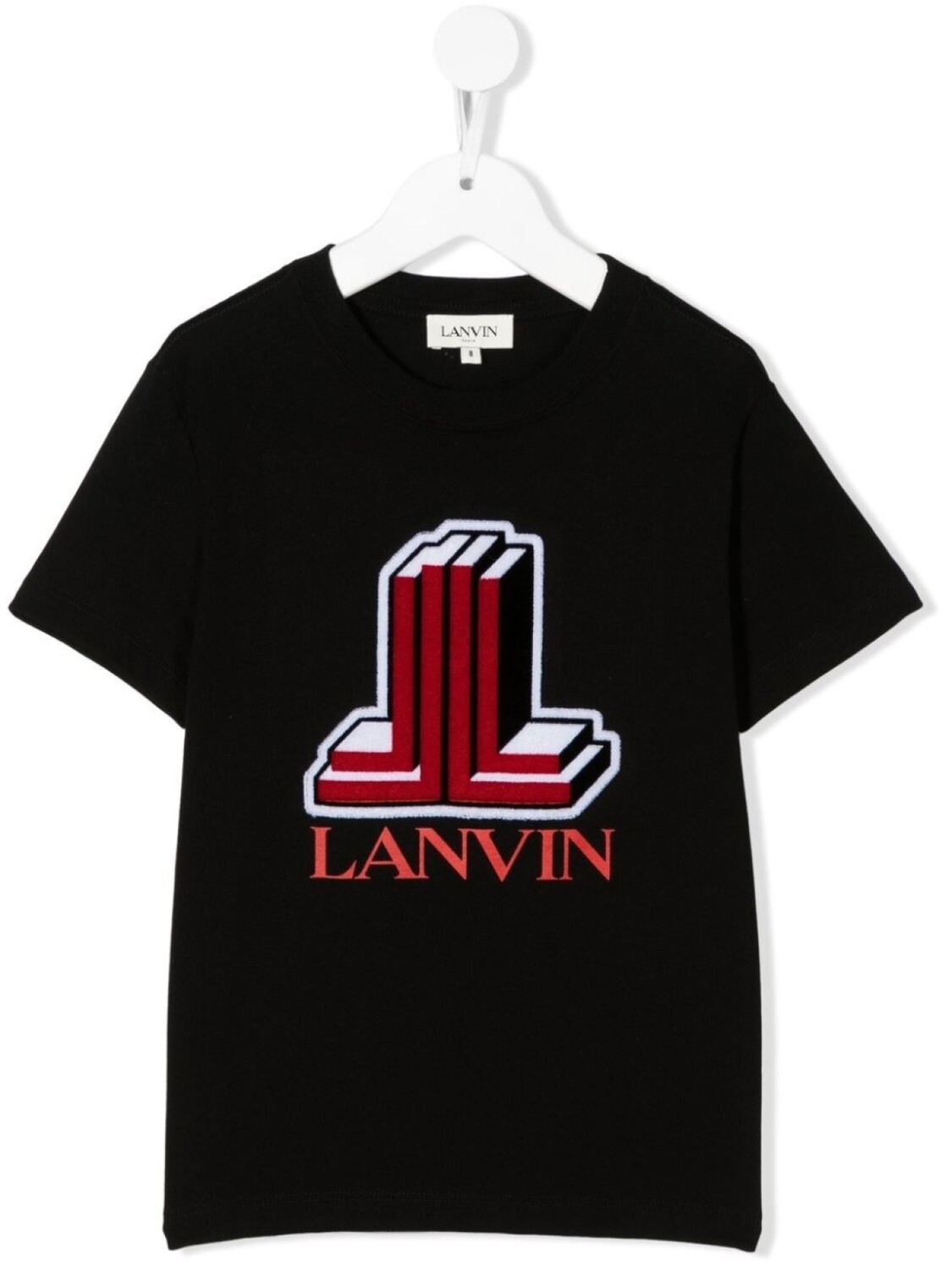 

Lanvin Enfant футболка с логотипом, черный