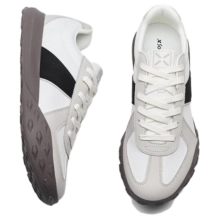 Кроссовки XTEP Lifestyle Shoes Men Low-top Black/White/Gray, черный/белый/серый — фото 4