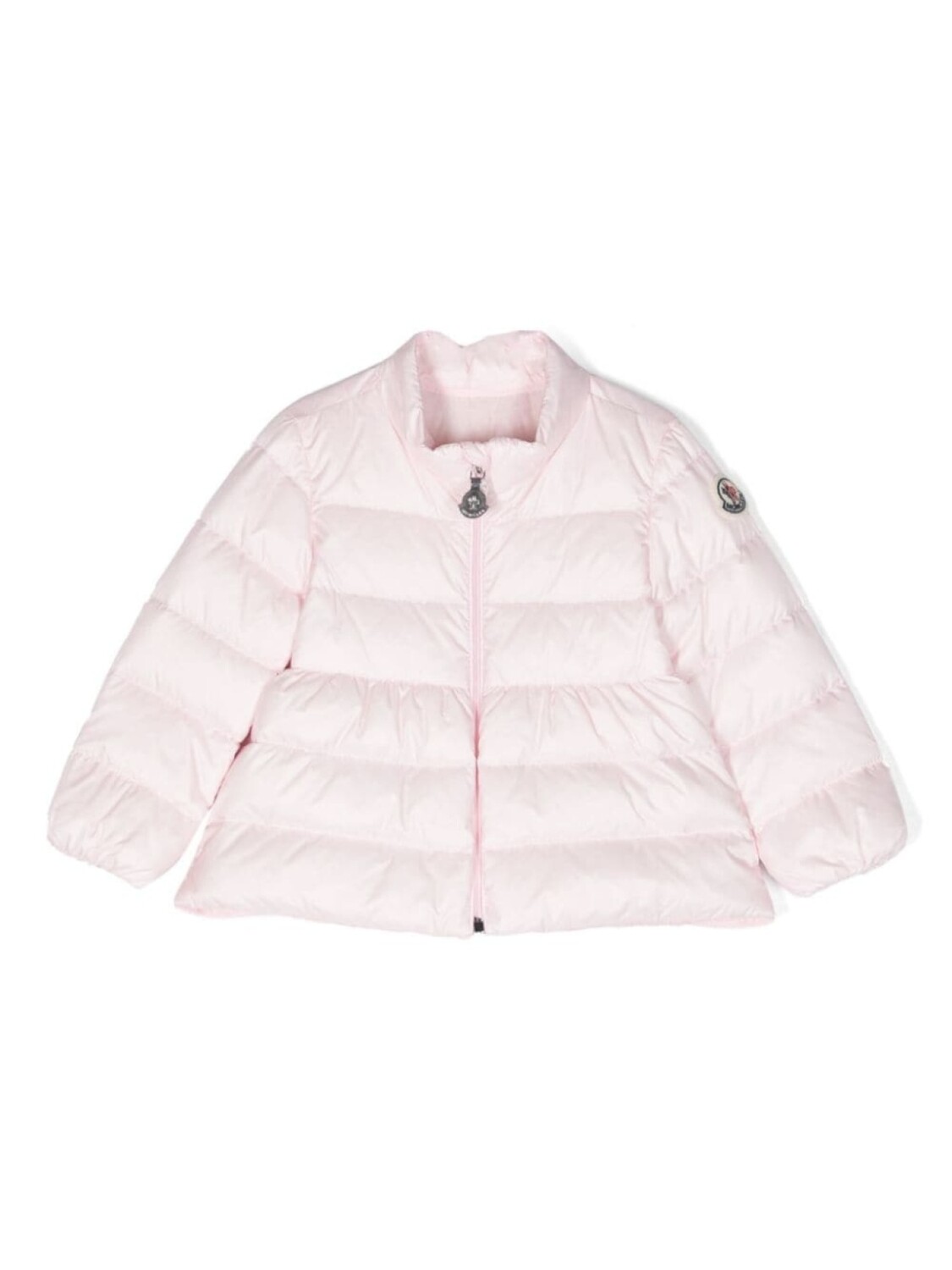 

Moncler Enfant стеганый пуховик Joelle, розовый