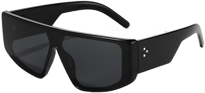 

Солнцезащитные очки в стиле ретро-панк для женщин и мужчин, винтажные солнцезащитные очки с защитой от УФ-излучения UV400 для использования на открытом воздухе HDUBFY, 1