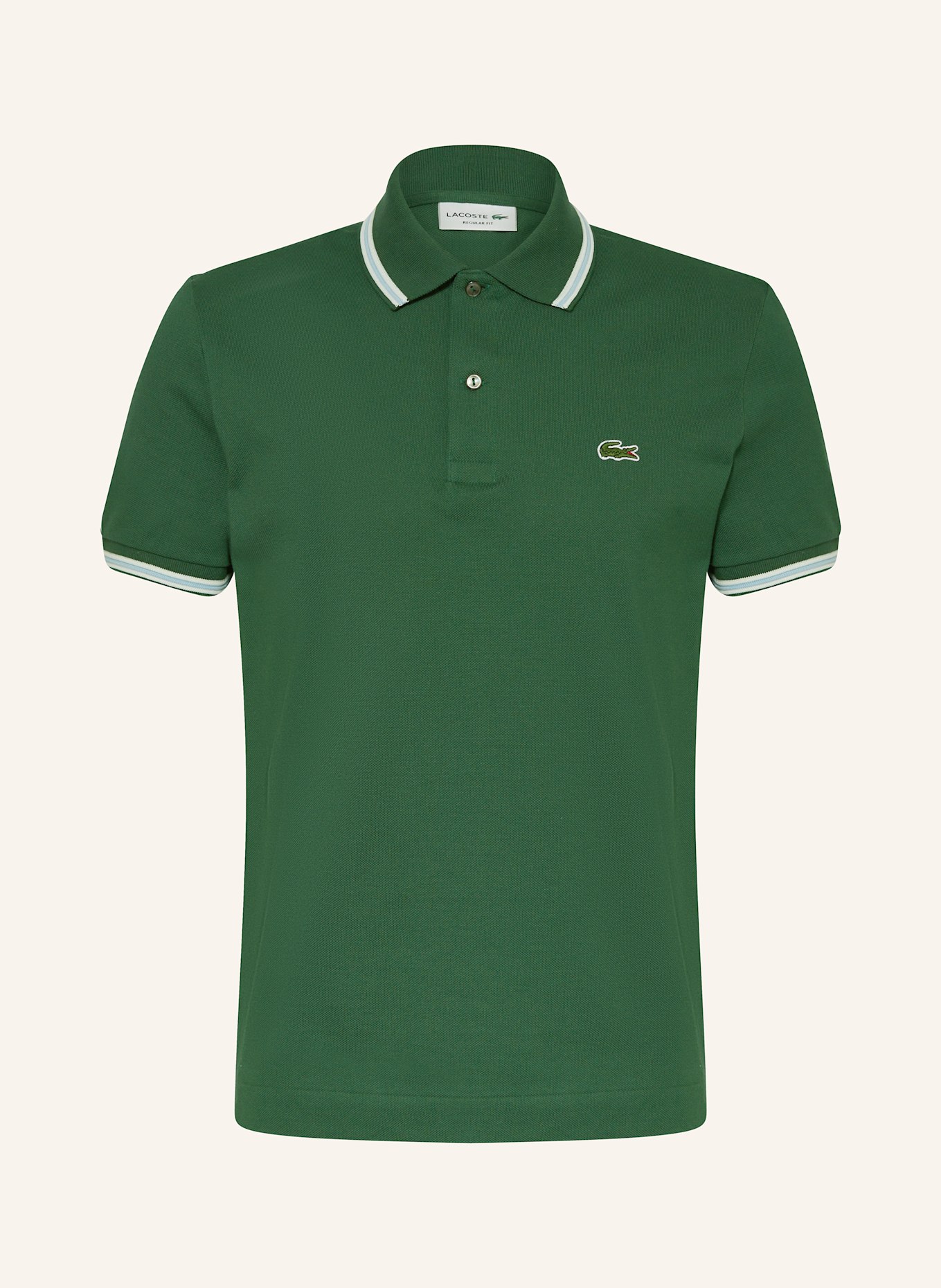 

Рубашка-Поло из пике, стандартный крой Lacoste, зеленый
