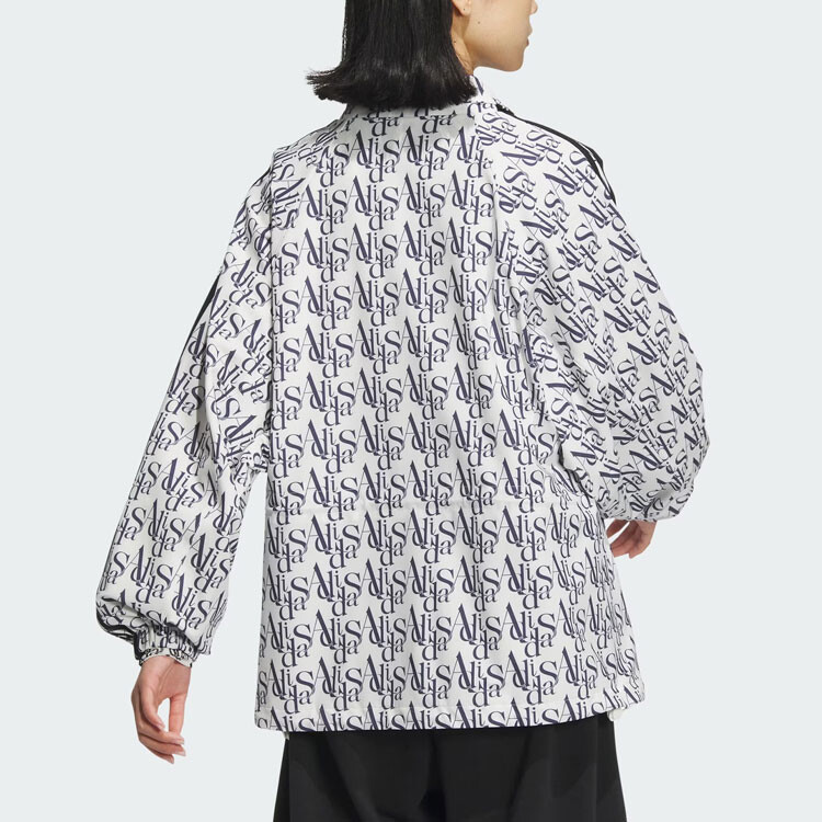 Женская куртка с принтом ALLOVER, цвет Off White Adidas — фото 3