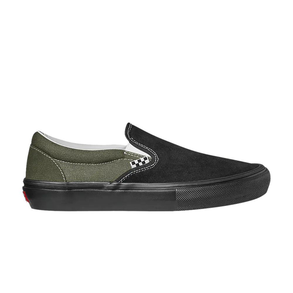 Скейт-слипоны Vans, черный