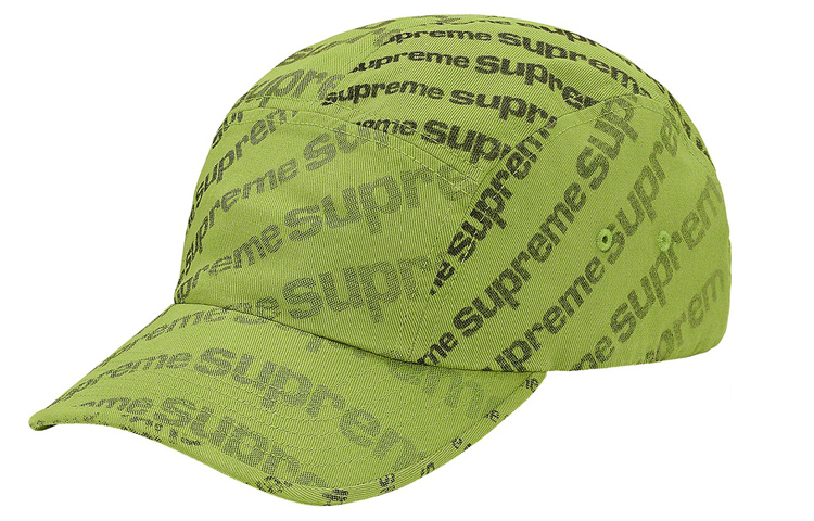 

Supreme Хлопковая бейсболка унисекс черная синяя оранжевая желто-зеленая экрю, Yellow Green