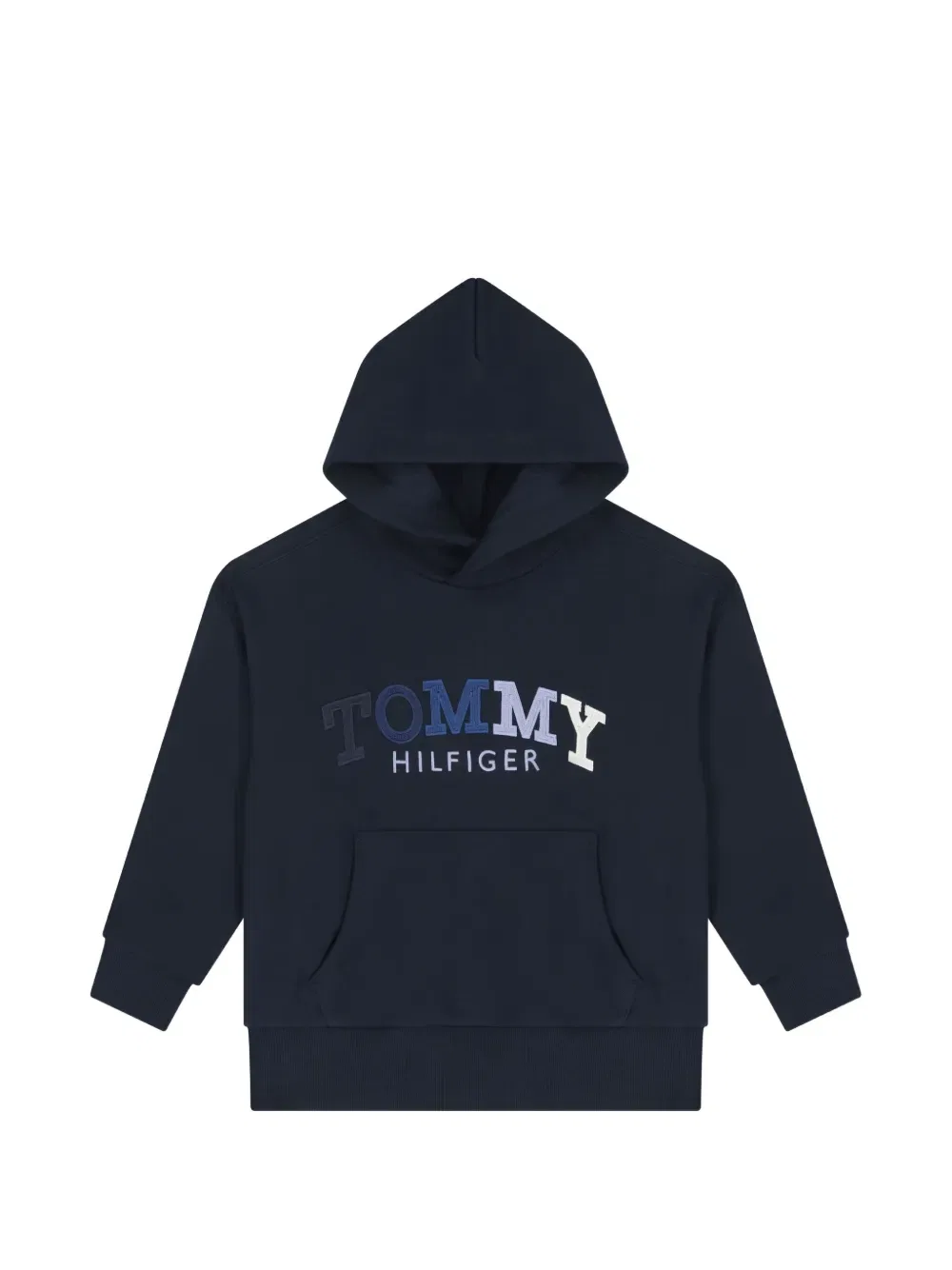 Худи с логотипом и надписью Tommy Hilfiger Junior, синий