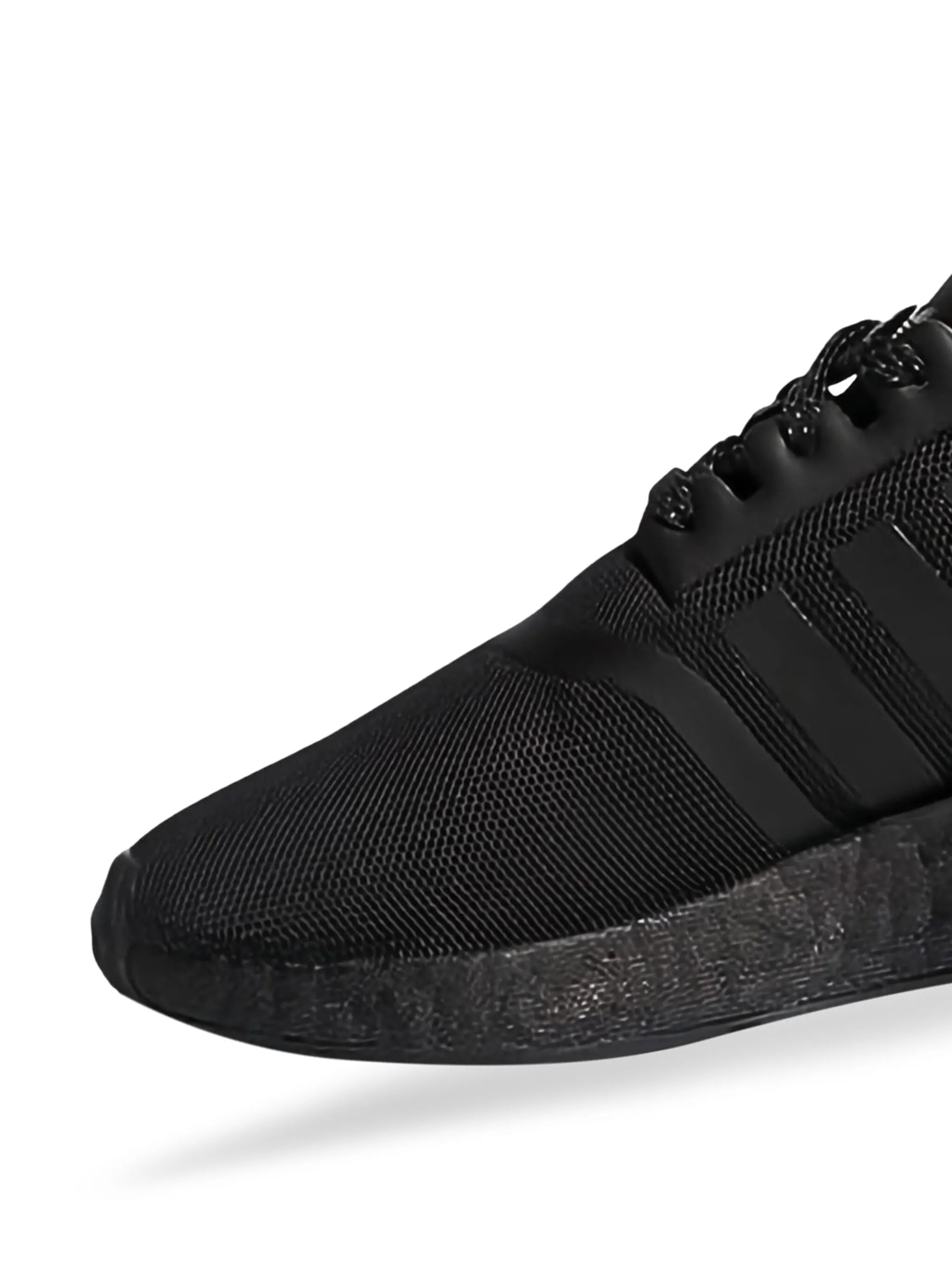 Кроссовки NMD R1 Triple Adidas Kids, черный — фото 2