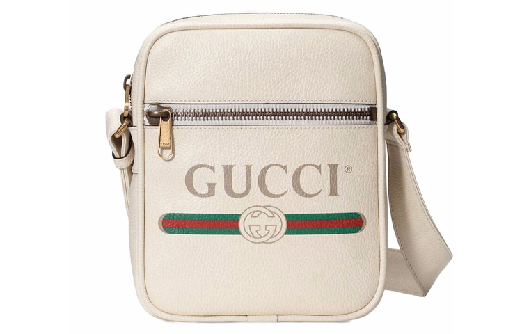 

Кожаная сумка для фотоаппарата, через плечо, унисекс белый GUCCI