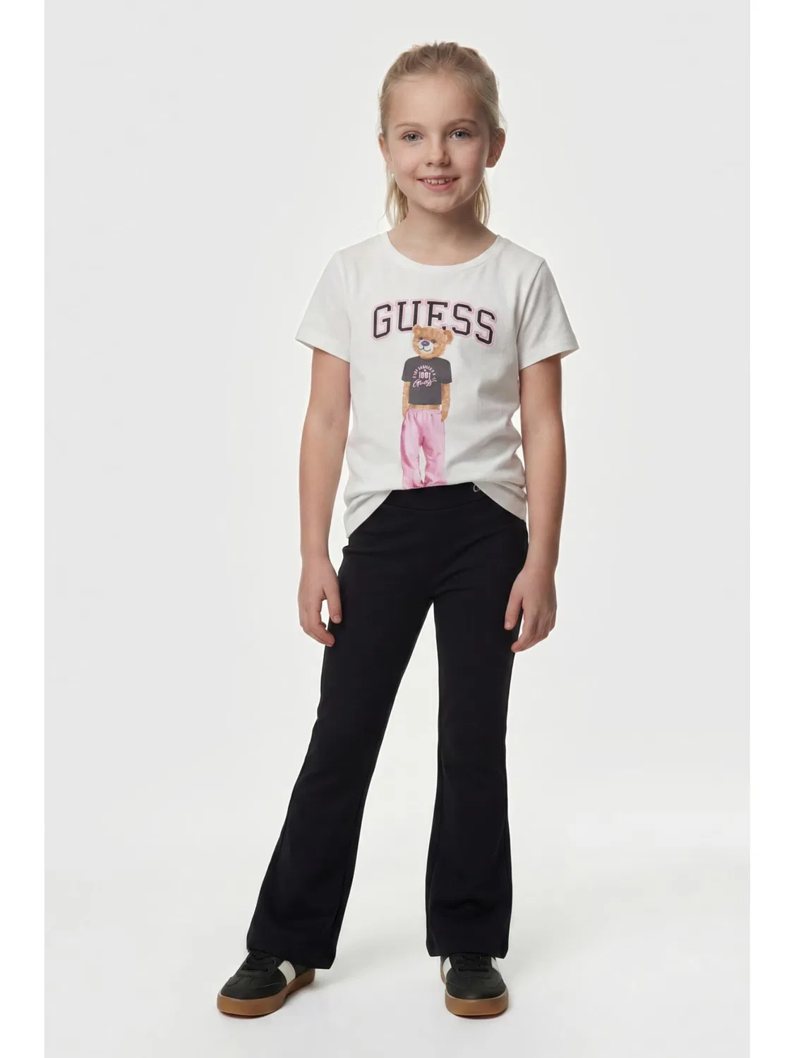 Расклешенные брюки Guess Milano черного цвета — фото 3