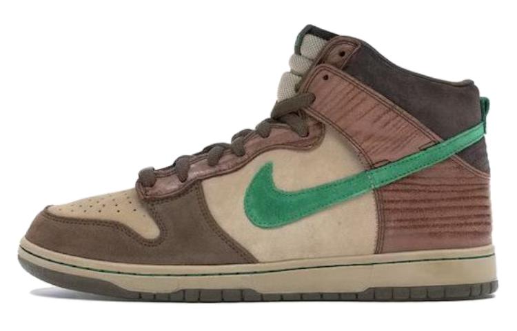 

Кроссовки SB Dunk High Wood Deck Nike, коричневый/зеленый