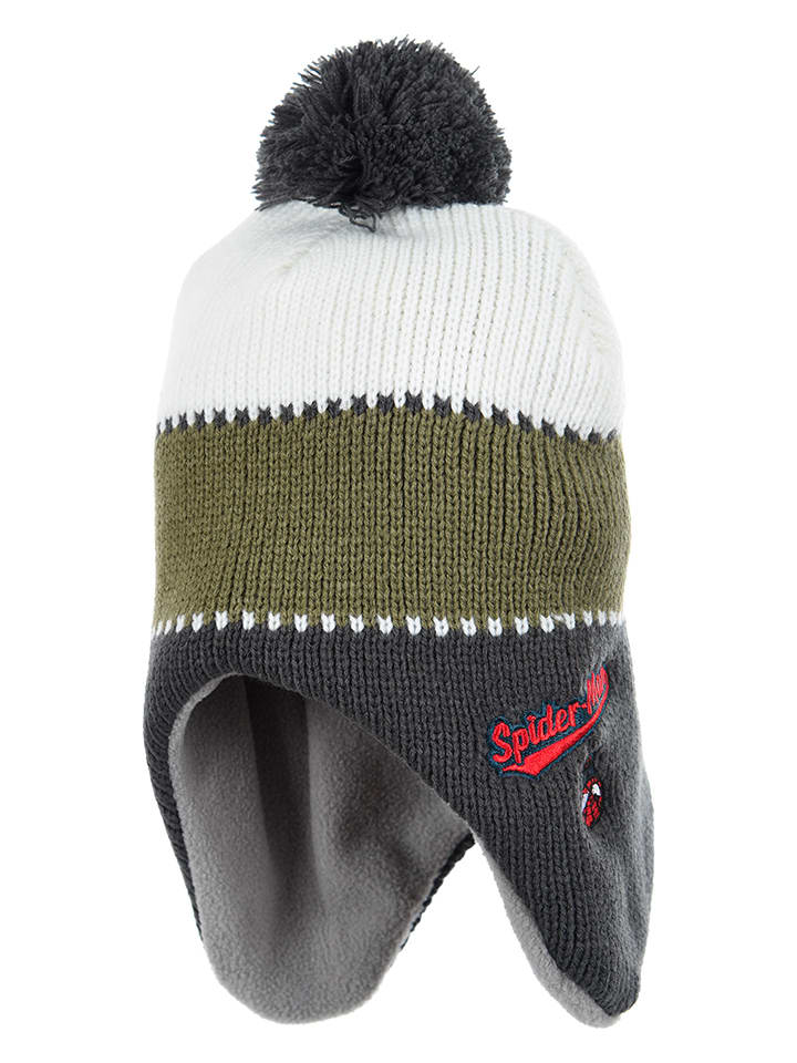 

Spiderman Шапка Человека-паука в расцветке хаки/белый/антрацит