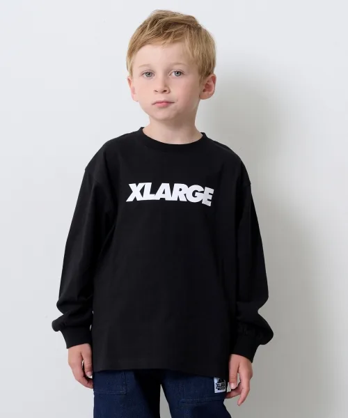 Детская футболка с длинным рукавом и принтом OG Gorilla XLARGE KIDS чёрная