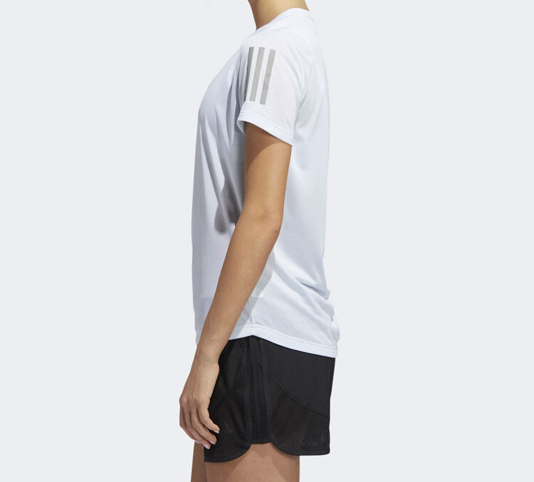 Футболка женская синяя Adidas — фото 4