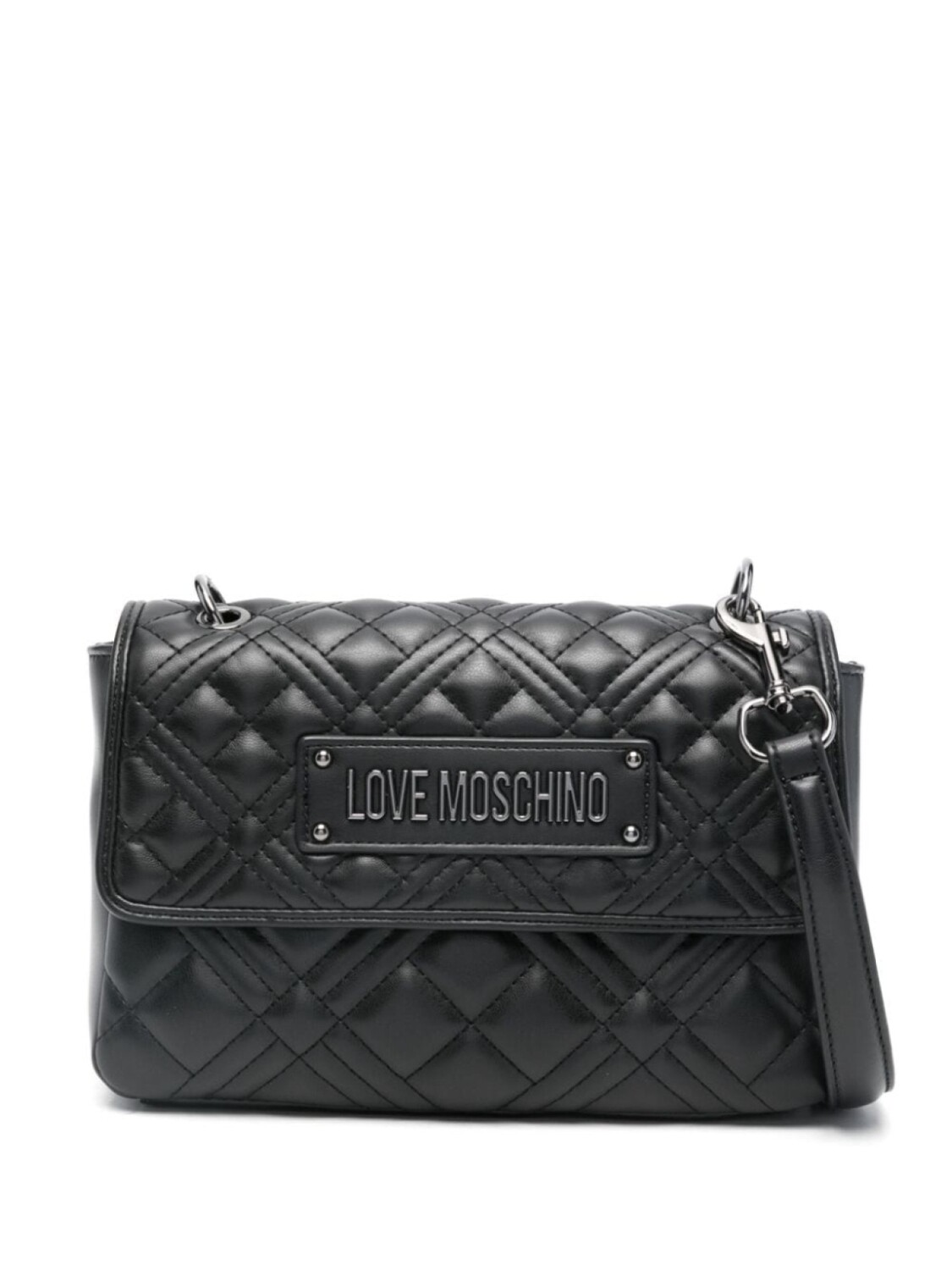 

Сумка через плечо matelassé Love Moschino, черный