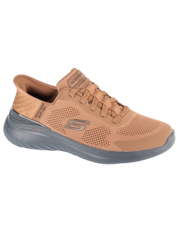 

Кроссовки на шнуровке Skechers, серый