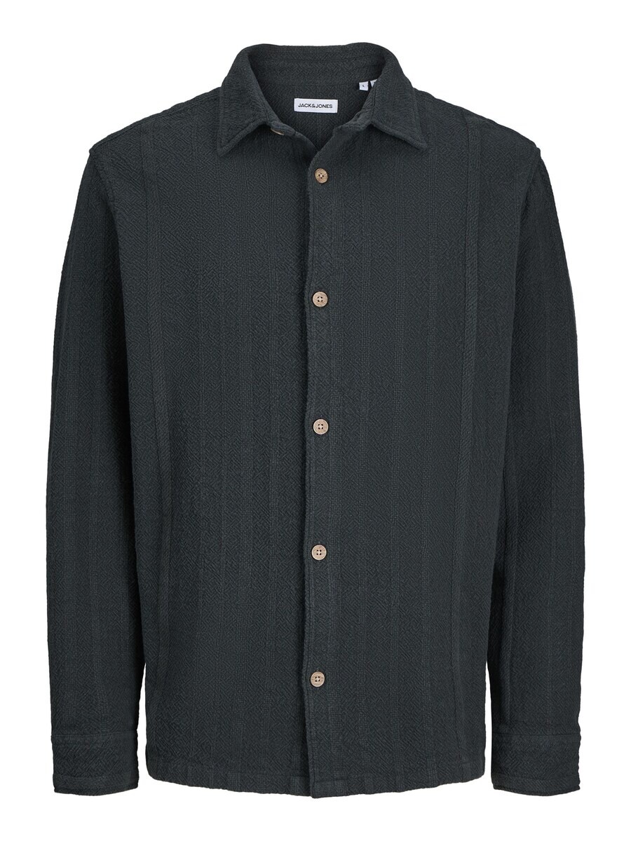 

Повседневная рубашка JACK & JONES Comfort fit Button Up Shirt, антрацит