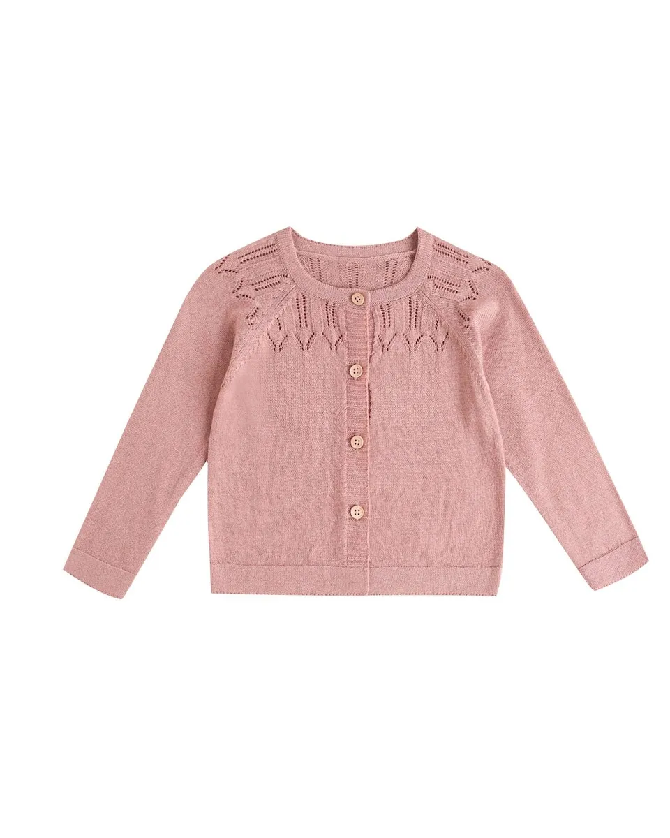 

Вязаный детский свитер Dadati, розовый