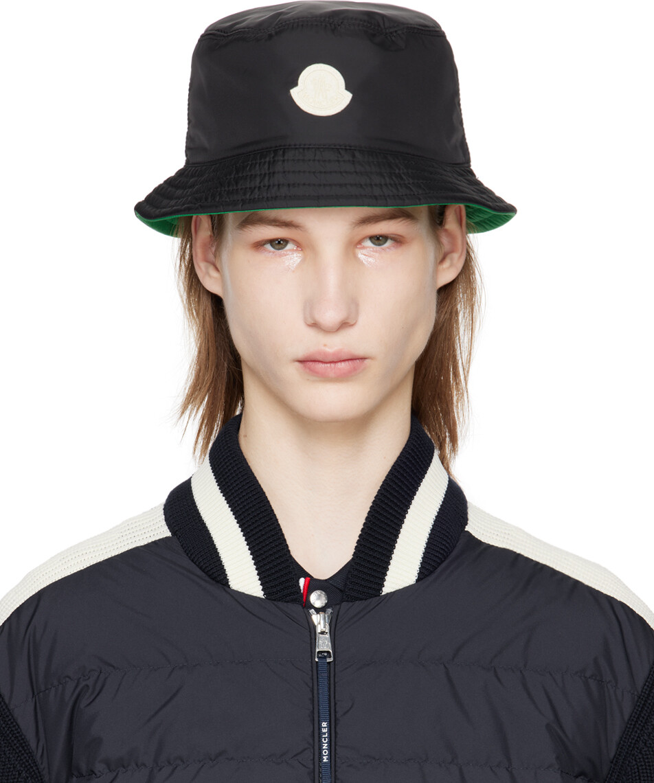 

Черная двусторонняя панама Moncler, цвет Black