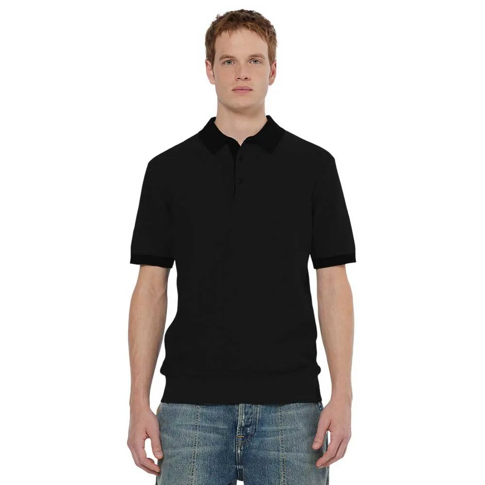 

Поло с коротким рукавом Scotch & Soda Structured, черный