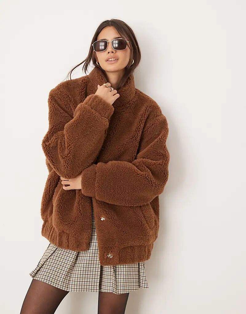 

Большой бомбардировщик борг в коричневом цвете Miss Selfridge