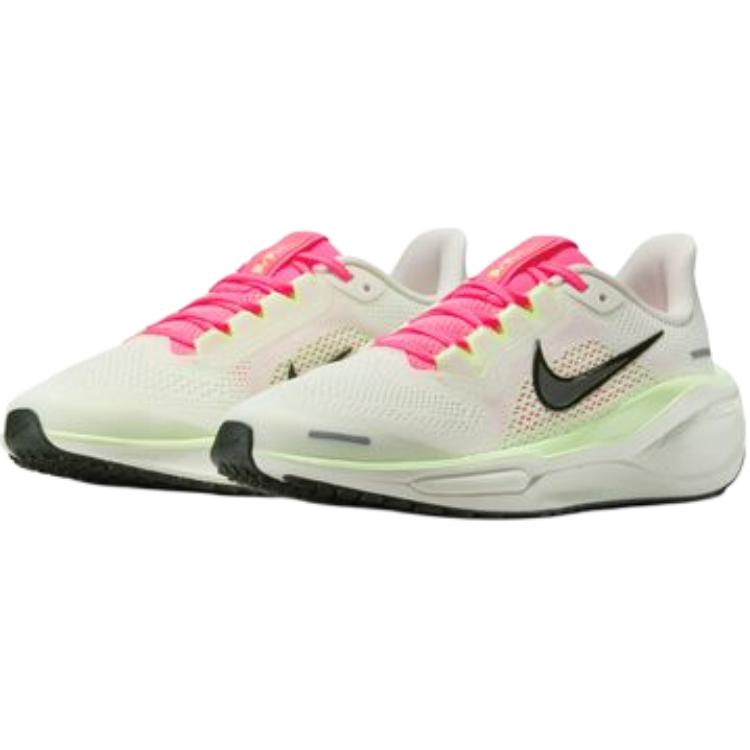Кроссовки детские Zoom Pegasus 41 с антискользящей подошвой и износостойким верхом Nike, зеленый — фото 3