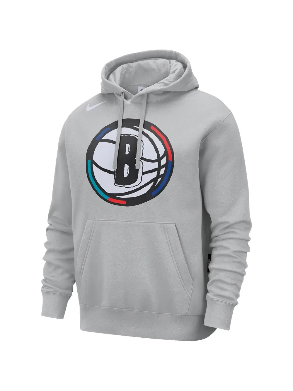 Худи Brooklyn Nets City Edition Nike, серый