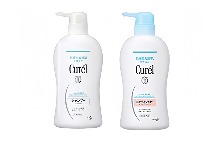 Увлажняющий шампунь Curel Intensive Moisture Care, 420 мл + кондиционер для волос Curel Intensive Moisture Care, 420 мл — фото 2