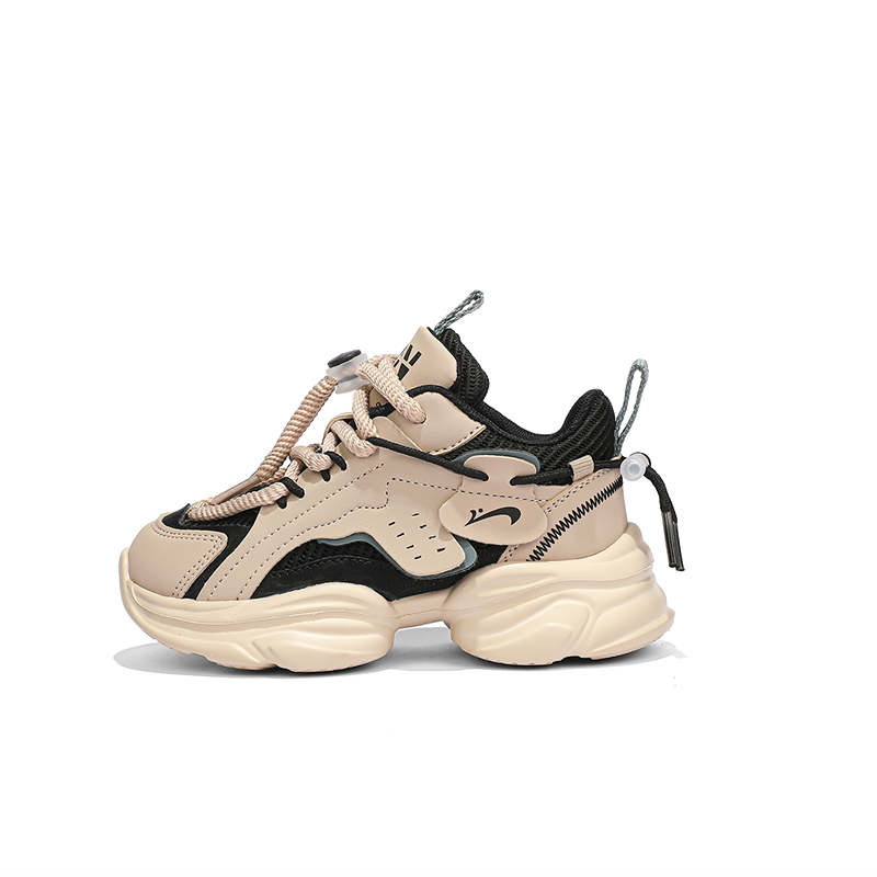 

Низкие детские кроссовки для бега K-bird, Khaki Black (Unlined Mesh)