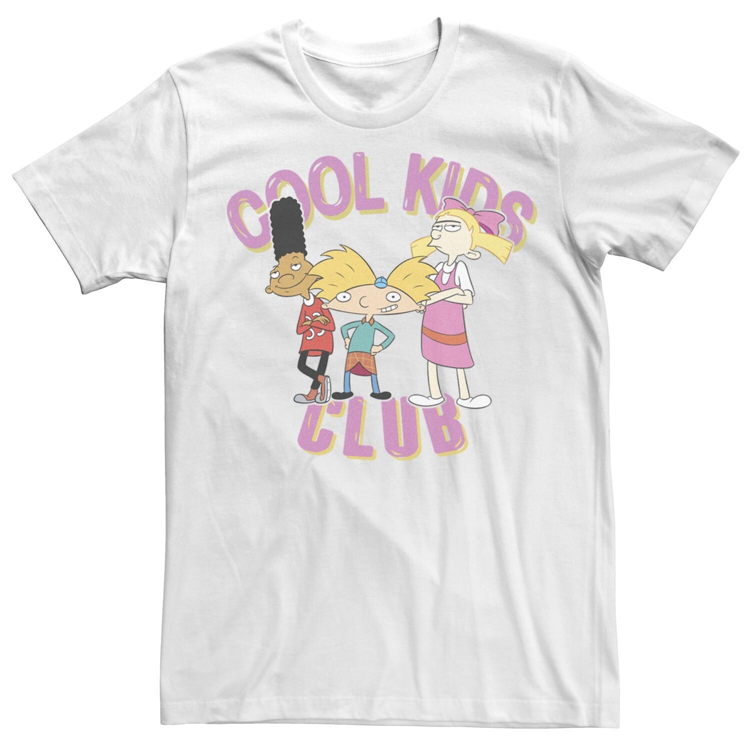 

Мужская футболка Hey Arnold Cool Kids Club Licensed Character