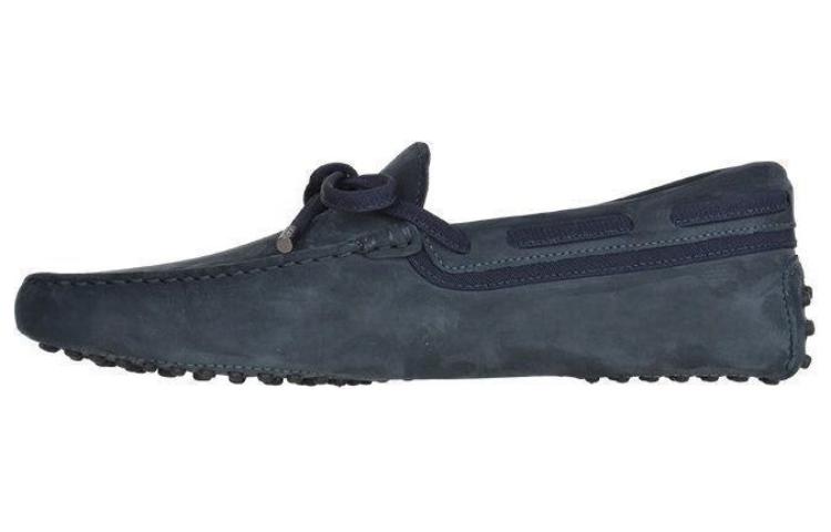 

TOD'S Лоферы мужские Gommino Low Top синего цвета