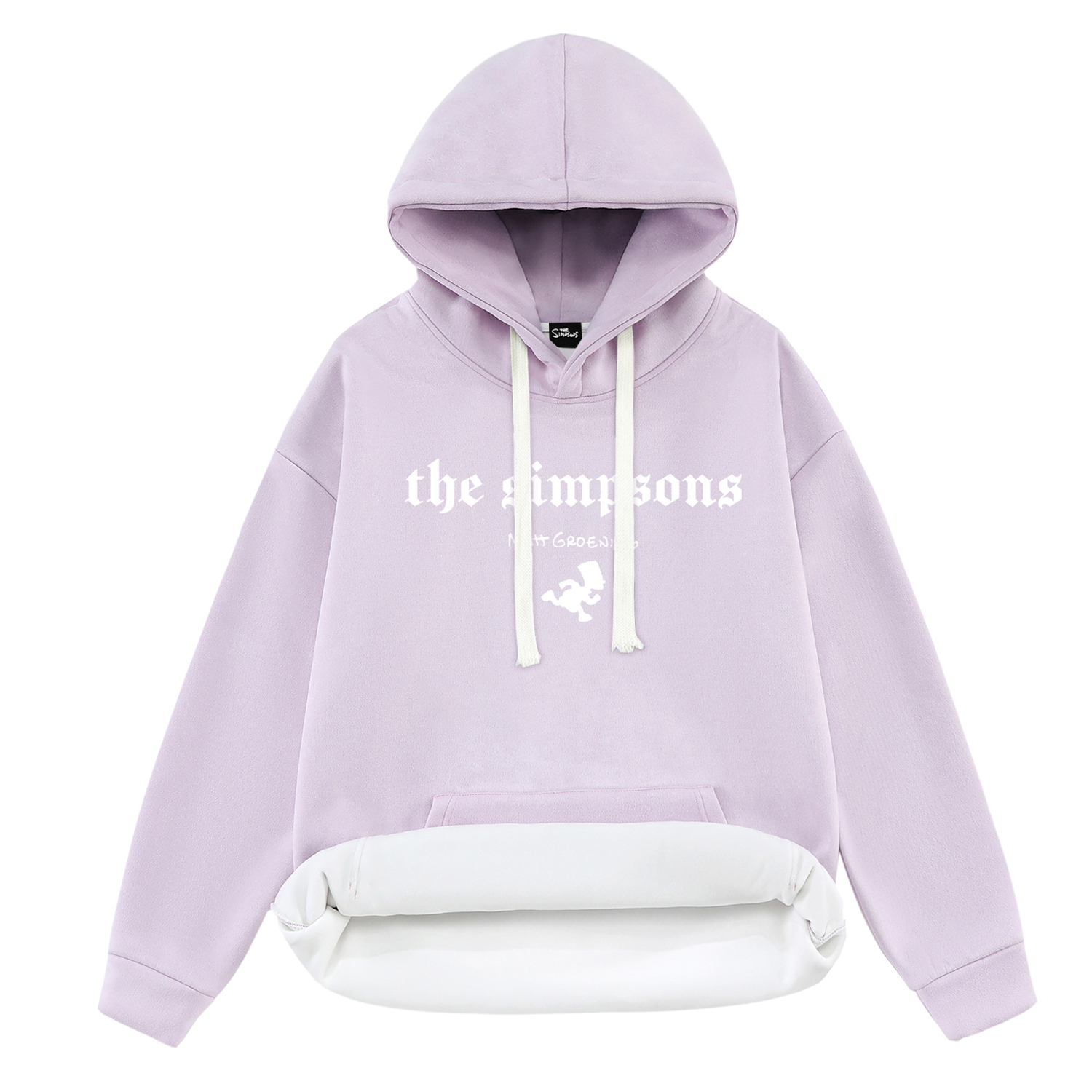 

Свитшот для осени и зимы унисекс The Simpsons, розовый