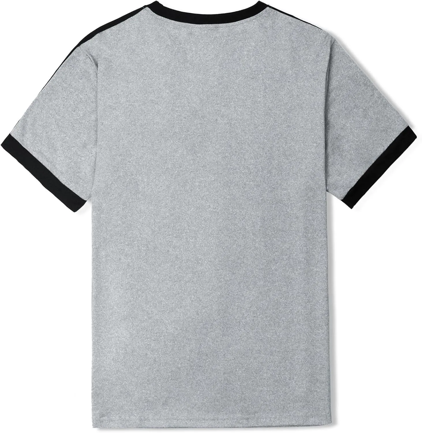 Мужская футболка с контрастными деталями, короткий рукав, Crew Neck, Quick Dry — фото 4