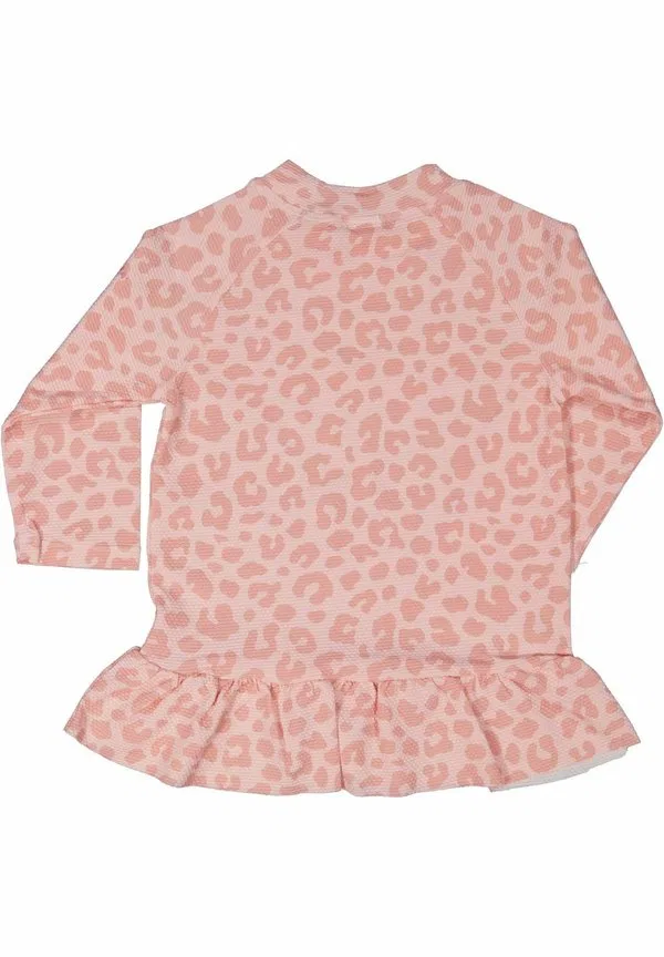 Купальник leo с рукавами 3/4 и защитой от ультрафиолета Geggamoja, Pink — фото 2