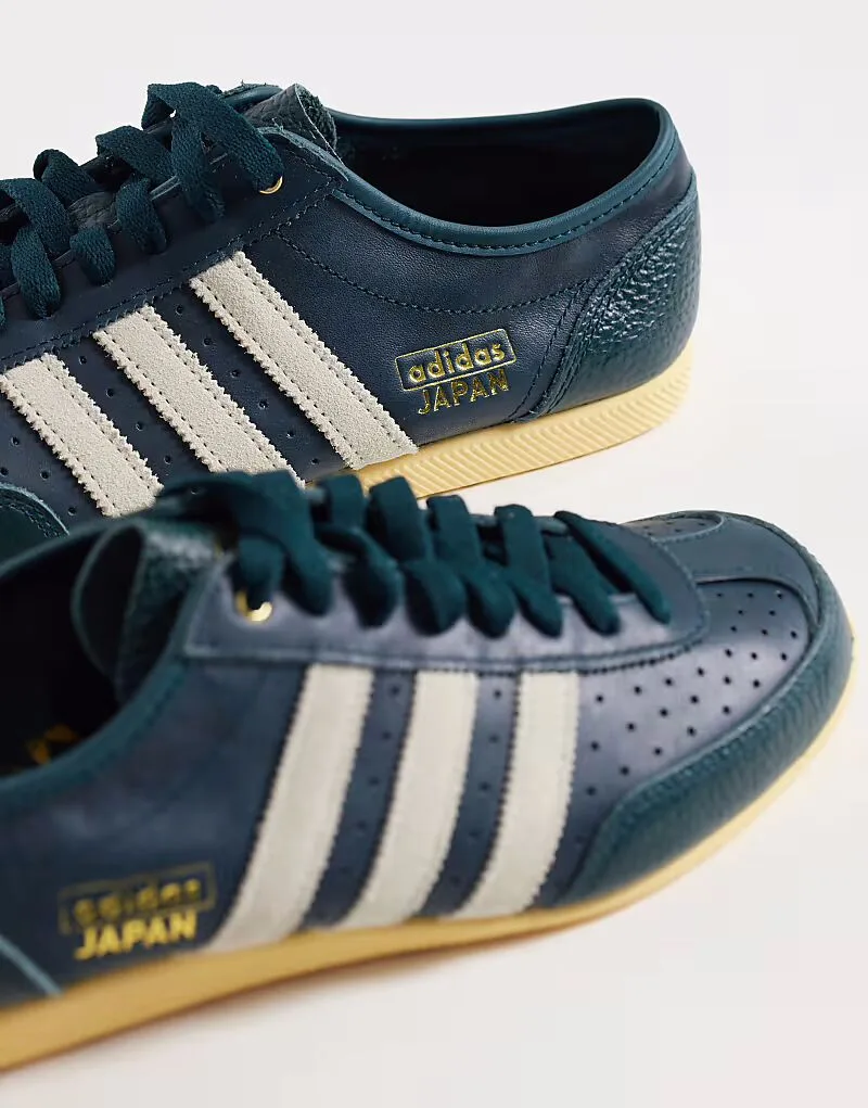 Кроссовки Adidas Originals Japan decon темно-зеленого цвета — фото 4