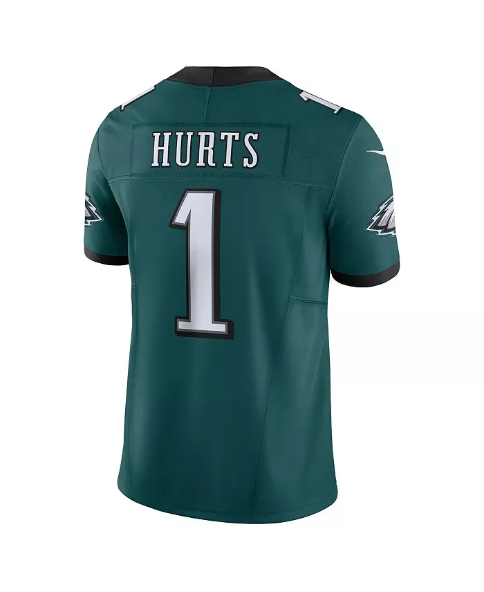 Мужская лимитированная джерси Jalen Hurts Philadelphia Eagles Vapor F.U.S.E Nike, зеленый — фото 3