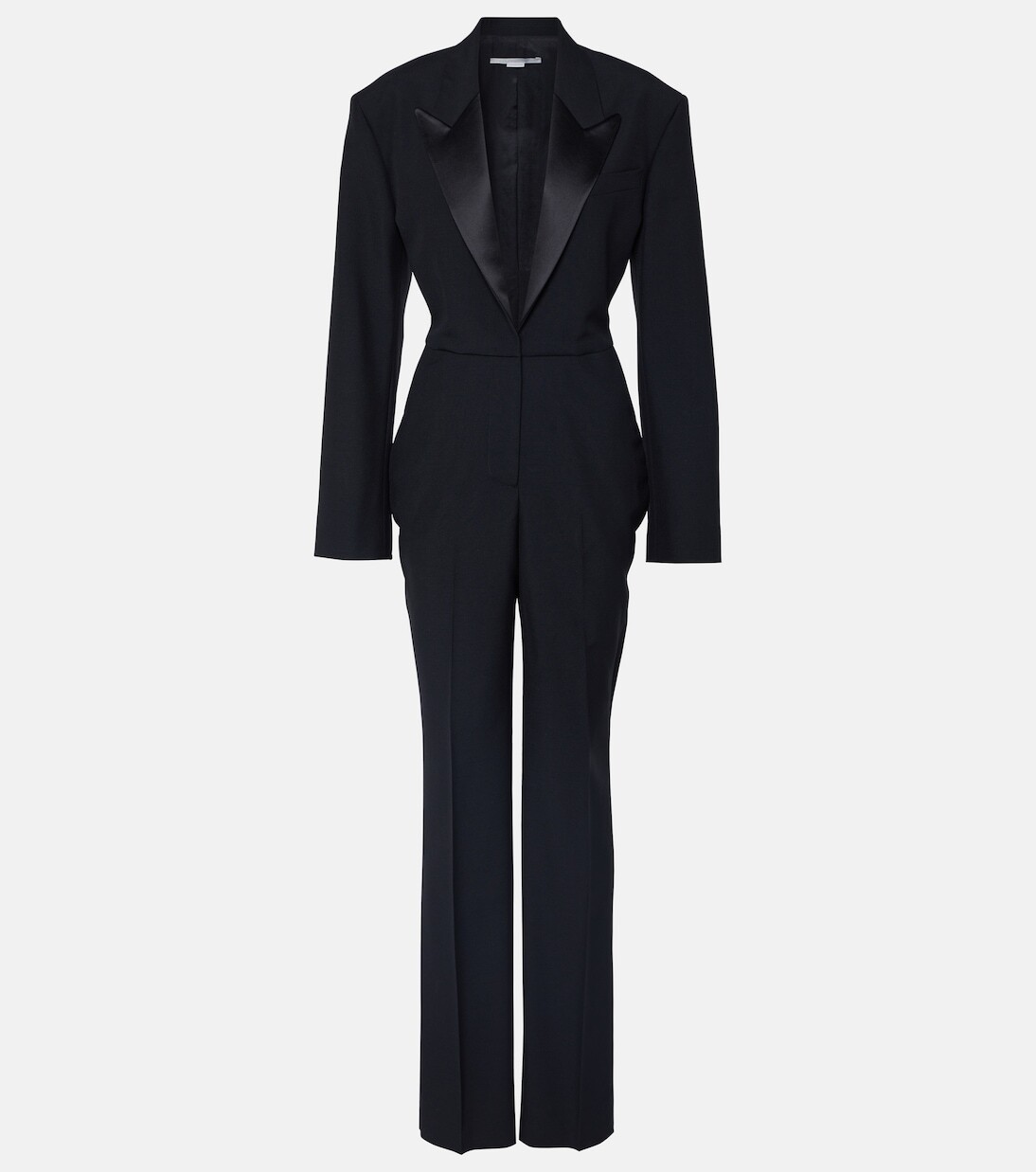 

Шерстяной комбинезон Stella Mccartney, черный