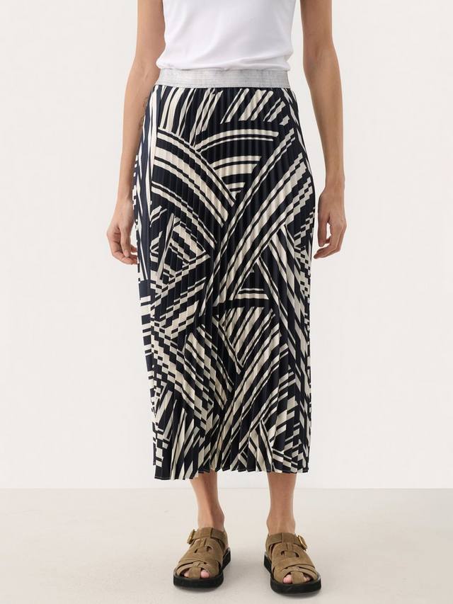 

Юбка Nisma с графическим узором в виде завитков Part Two, Midnight/Multi