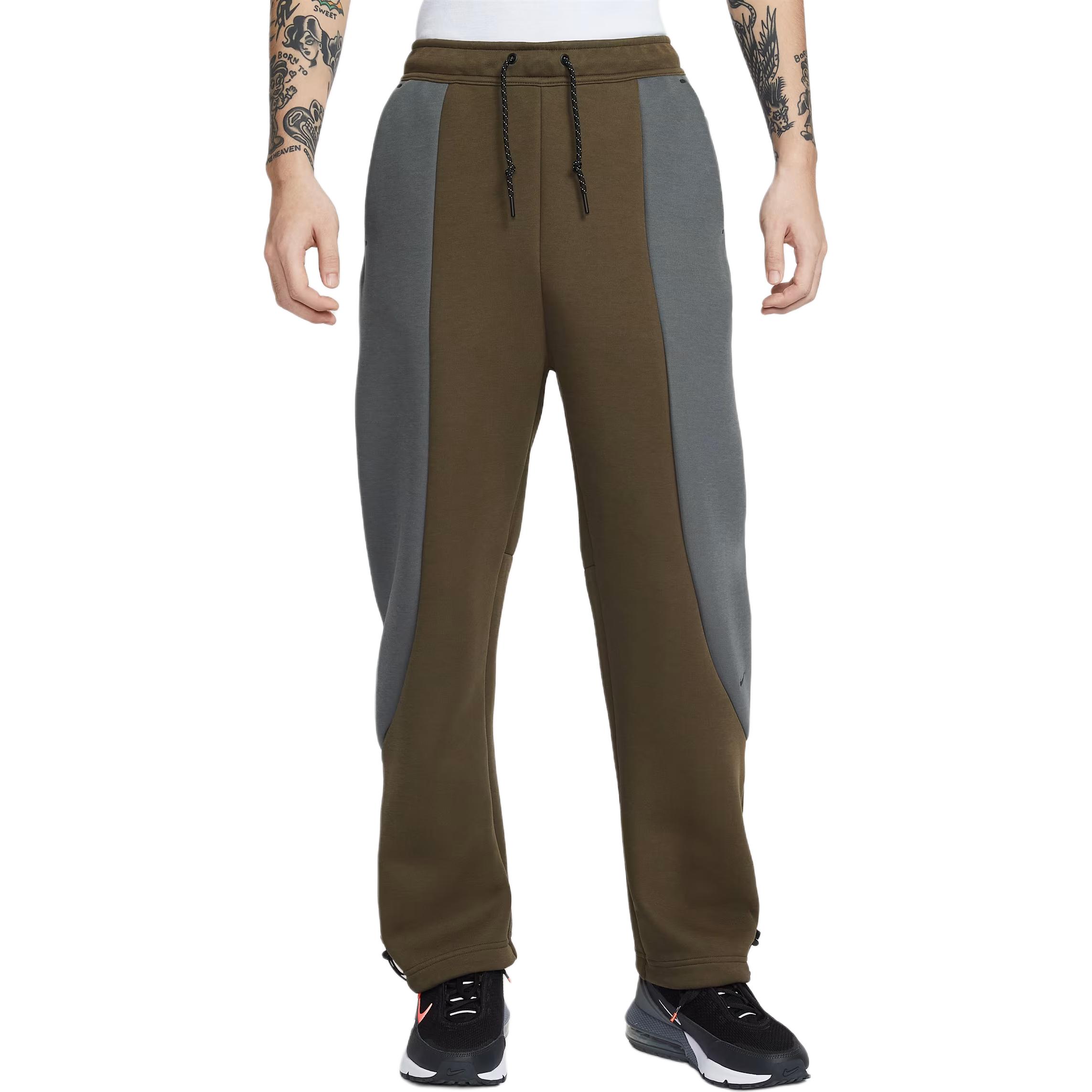 

FW25 Tech Fleece Брюки мужские Nike, темно коричневый/iron серый/черный
