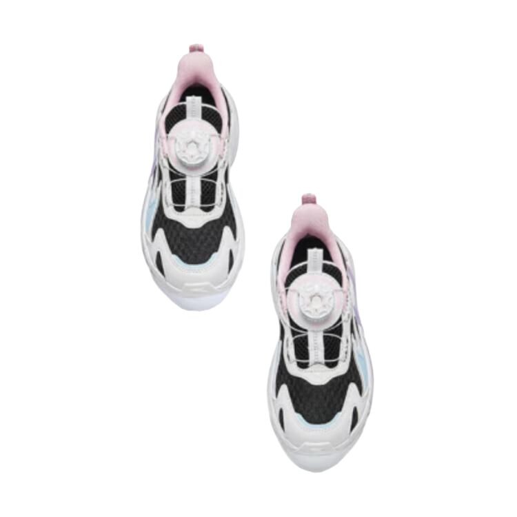 Кроссовки Anta kids Kids Lifestyle Shoes Kids Low-top Carbon/Cloud White/Cream White, черный — фото 4
