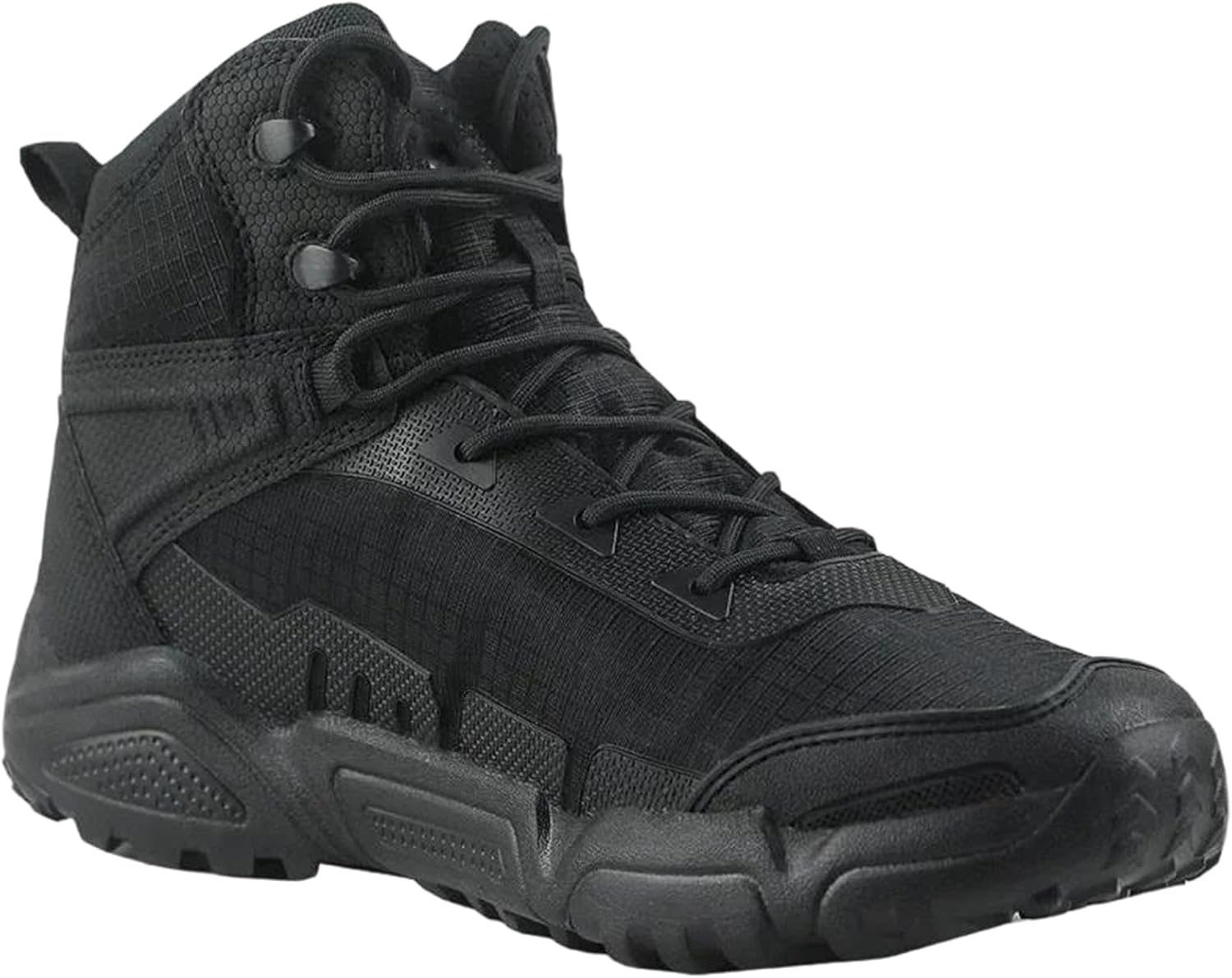 

Мужские дышащие походные ботинки Alloaone с верхом из сетки, водонепроницаемые, противоскользящие, тренировочные ботинки для наружного восхождения, черный