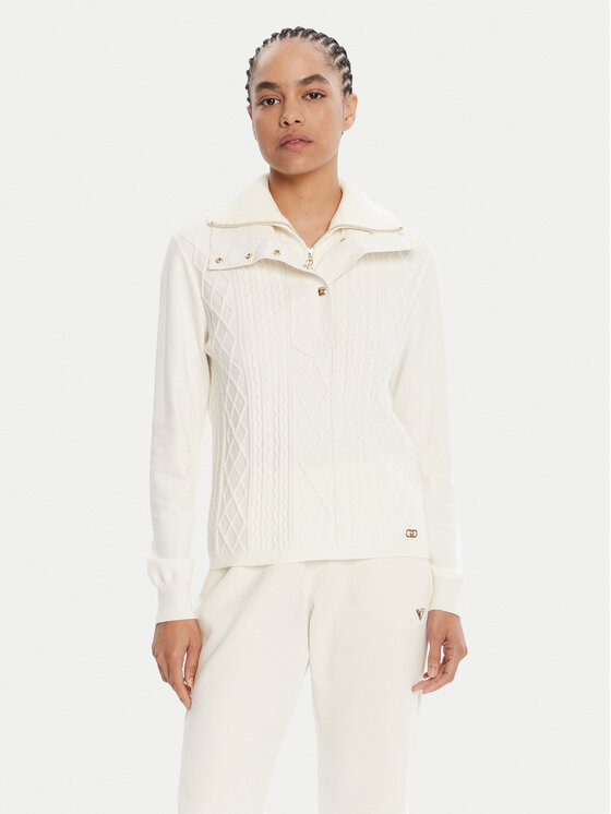 

Свитер regular fit TF5039 MS75L Liu Jo Sport, экрю