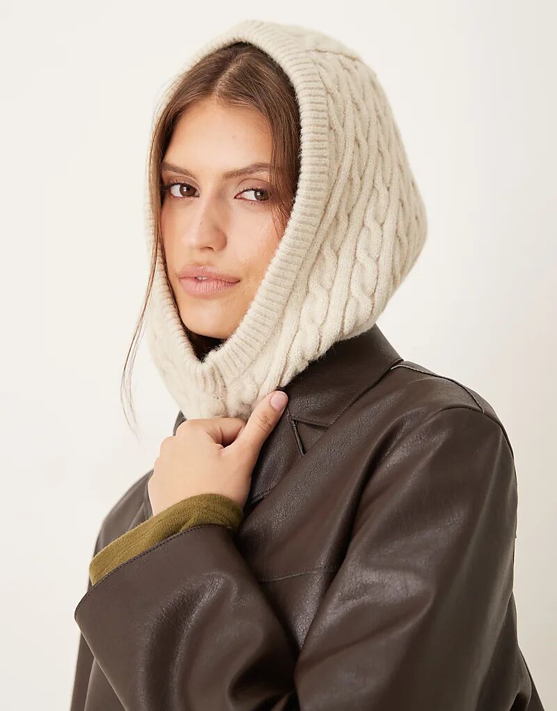 

Балаклава-кабинет My Accessories кремового цвета