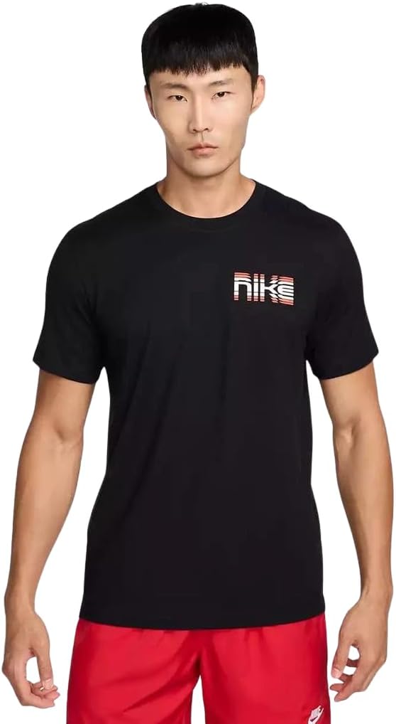 

Мужская футболка Nike Reverb с логотипом, Black, Черный, Мужская футболка Nike Reverb с логотипом, Black