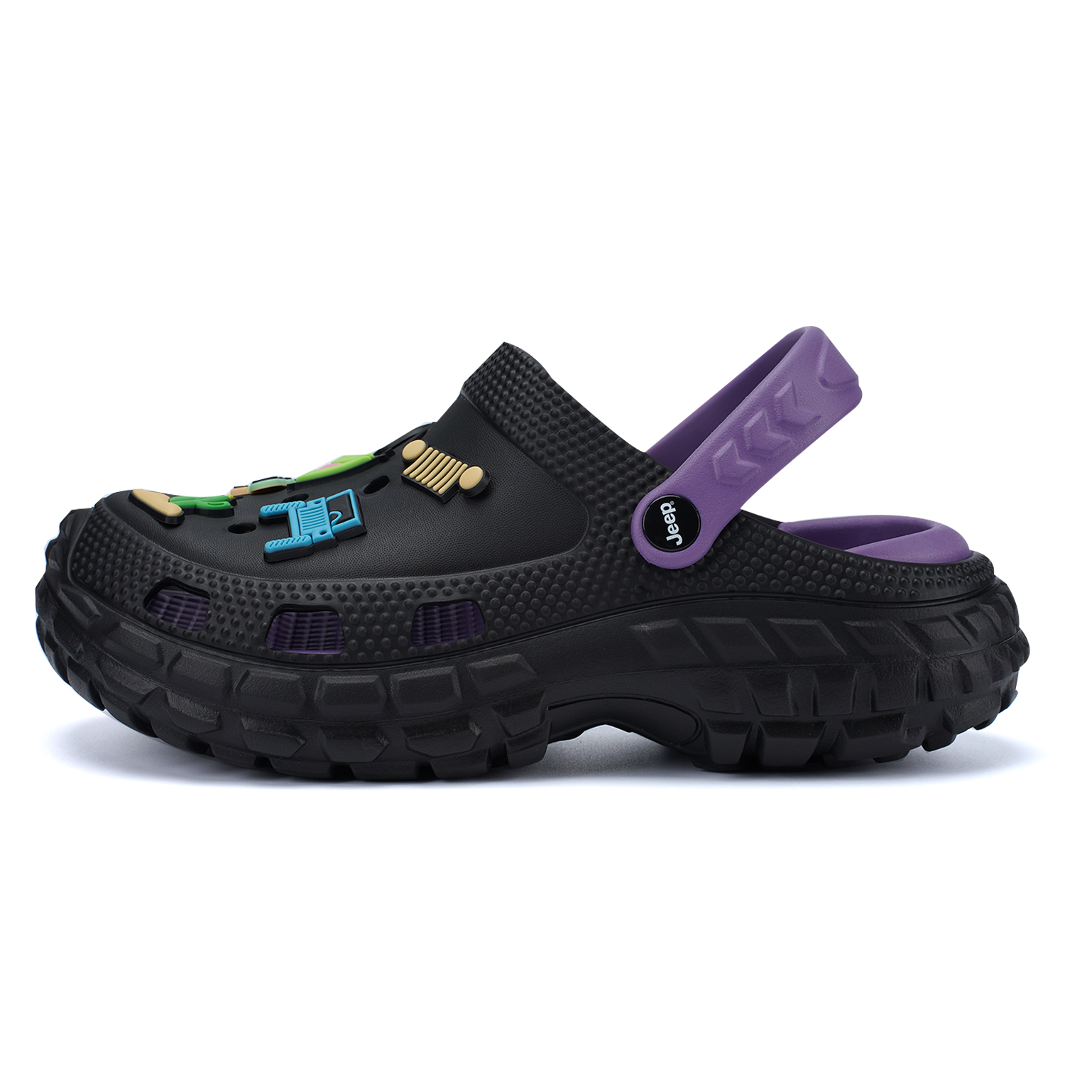 

Сабо мужские Jeep, Black Purple