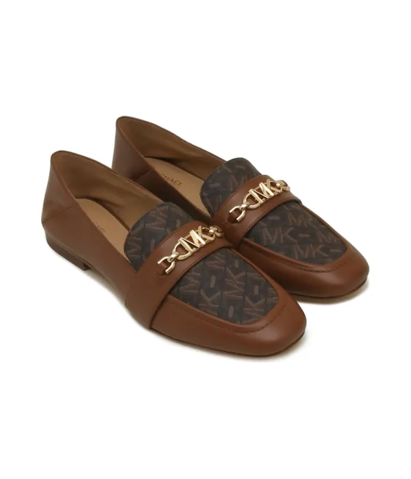 Кожаные мокасины Lord Tiffany Loafer Michael Kors, коричневый — фото 3
